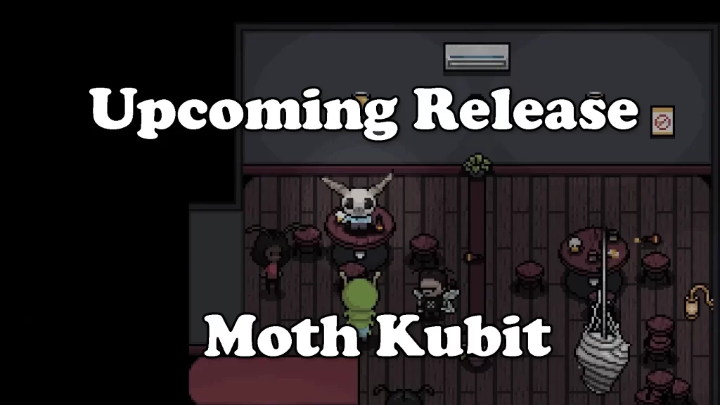 Feature image for the Moth Kubit upcoming release article features Moth dancing on a table.